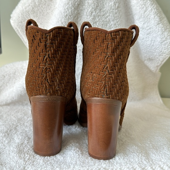 Laurence Dacade suede woven ankle boot - Picture 4 of 6